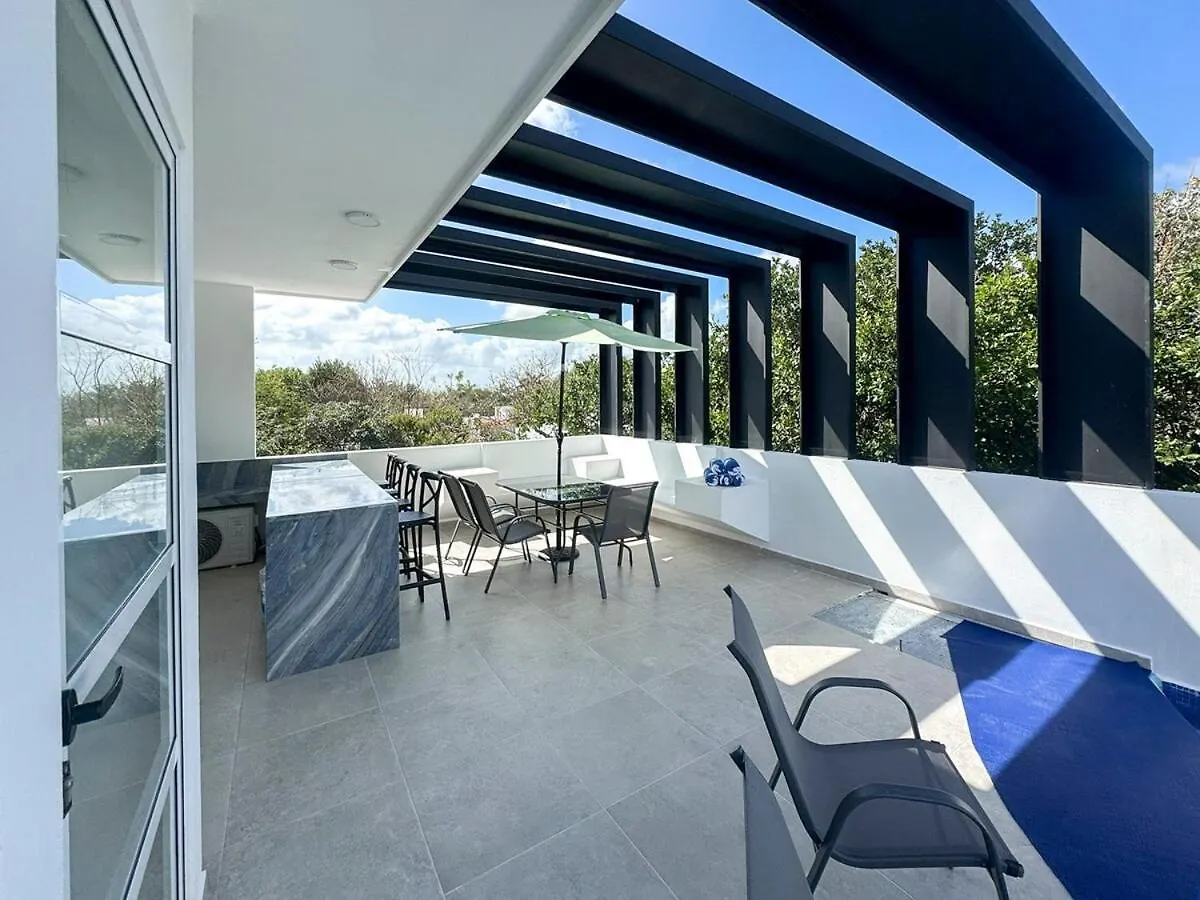 Beautiful House With A Private Pool Villa Puerto Morelos 0*,